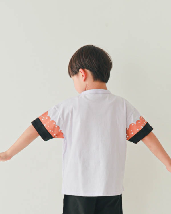 【ニコフラート】いくらづくし Tシャツ / オフホワイト