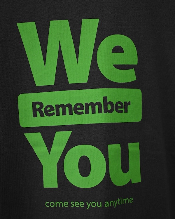 【フォブ】WE YOU Tシャツ / ブラック  