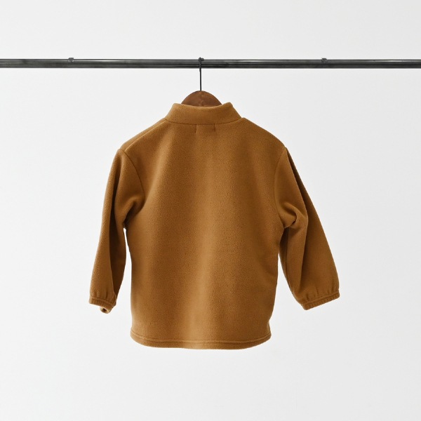 【25FW】フリーススタンドカラーJK / 杢グレー