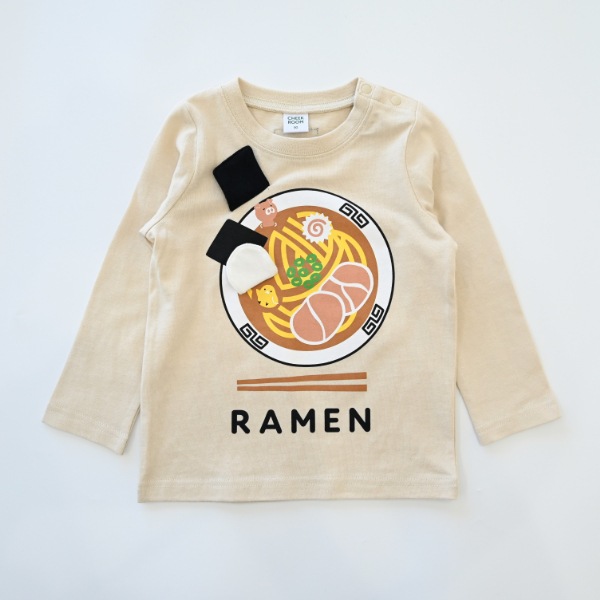 【25FW】ラーメン ロングＴシャツ / アイボリー