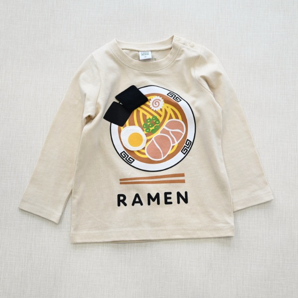 【25FW】ラーメン ロングＴシャツ / アイボリー
