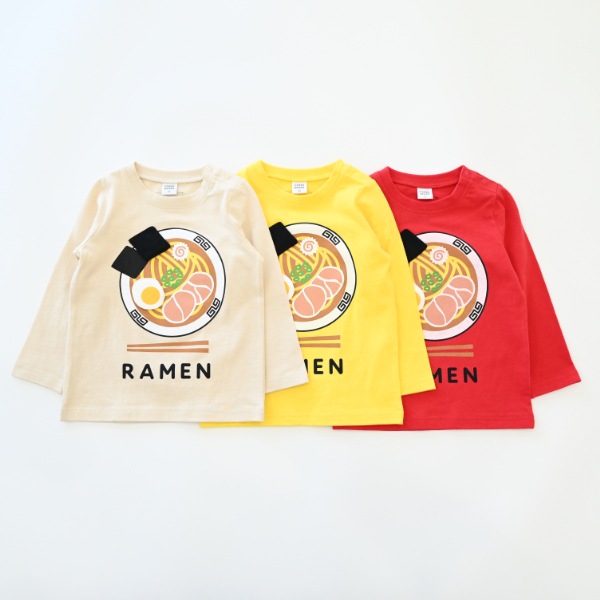 【25FW】ラーメン ロングＴシャツ / アイボリー