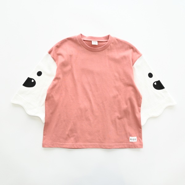 【25FW】おばけ袖 ロングＴシャツ / カメオブラウン