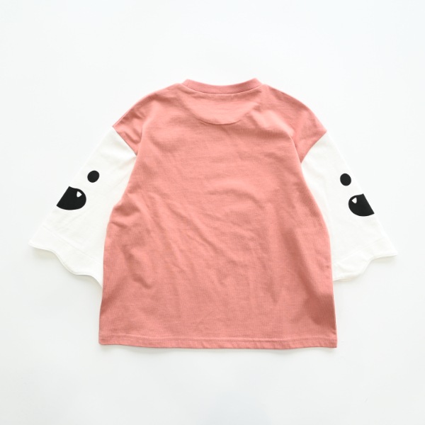 【25FW】おばけ袖 ロングＴシャツ / カメオブラウン