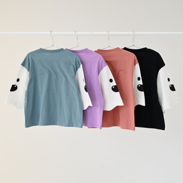 【25FW】おばけ袖 ロングＴシャツ / カメオブラウン