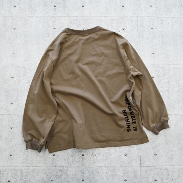 【25FW】GOOD TIME ロングTシャツ / ベージュ