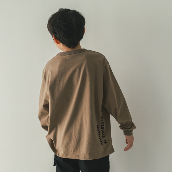 【25FW】GOOD TIME ロングTシャツ / ベージュ