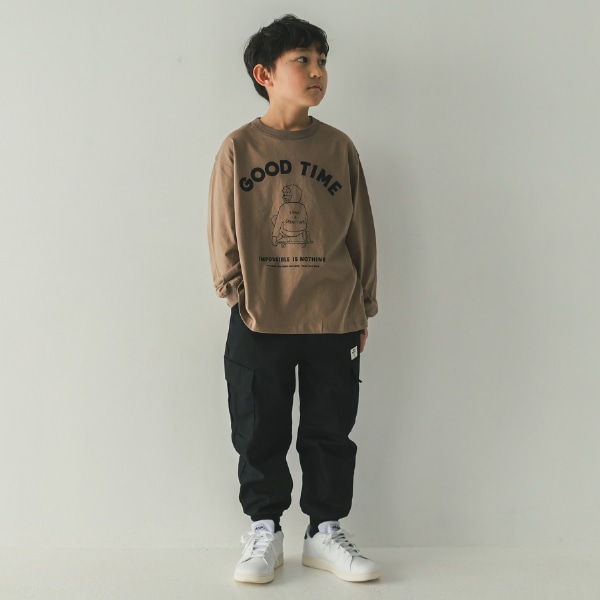 【25FW】GOOD TIME ロングTシャツ / ベージュ