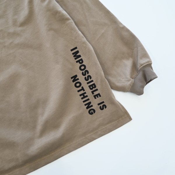 【25FW】GOOD TIME ロングTシャツ / ベージュ
