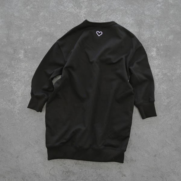 【25FW】DREAMY スウェットワンピース / ブラック