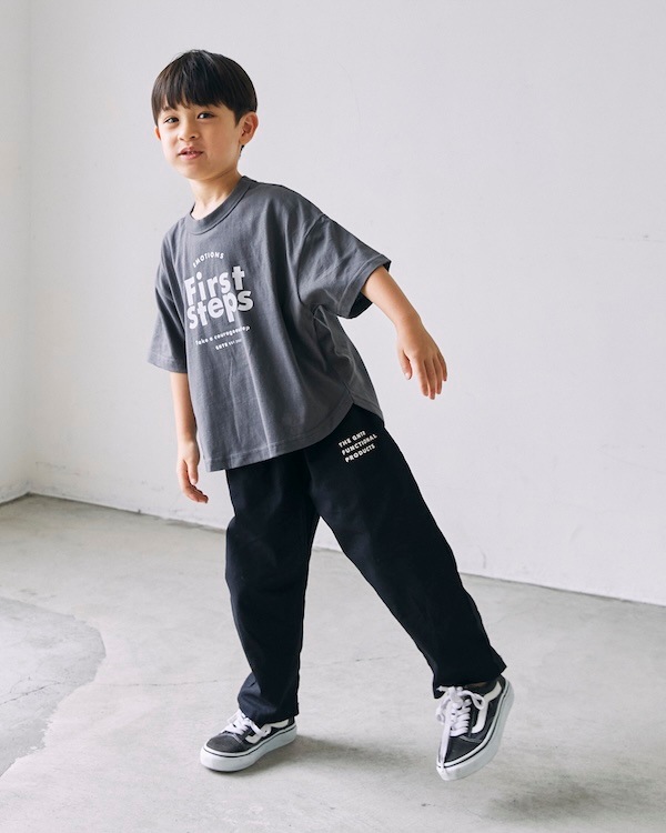 【26PS】First Steps Tシャツ / チャコールグレー