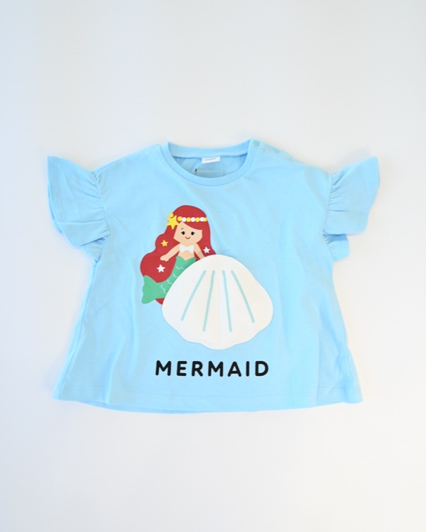 【チークルーム】マーメイド Tシャツ / サックス
