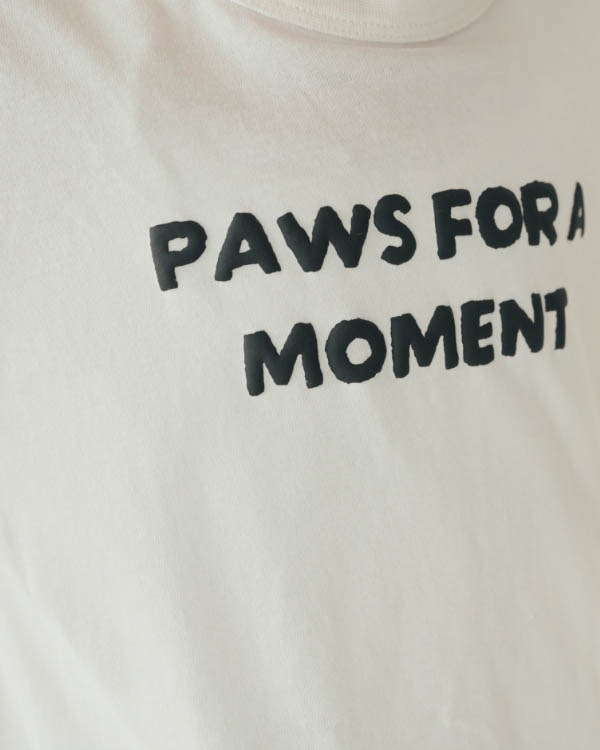 【ニコフラート】ねこポケット Tシャツ / オフホワイト