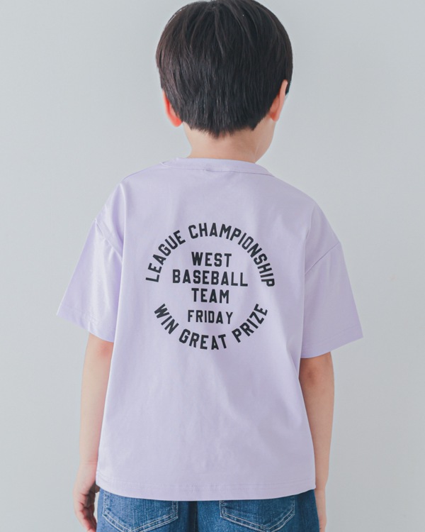 【セカンド】BASEBALL TEAM Tシャツ / パープル