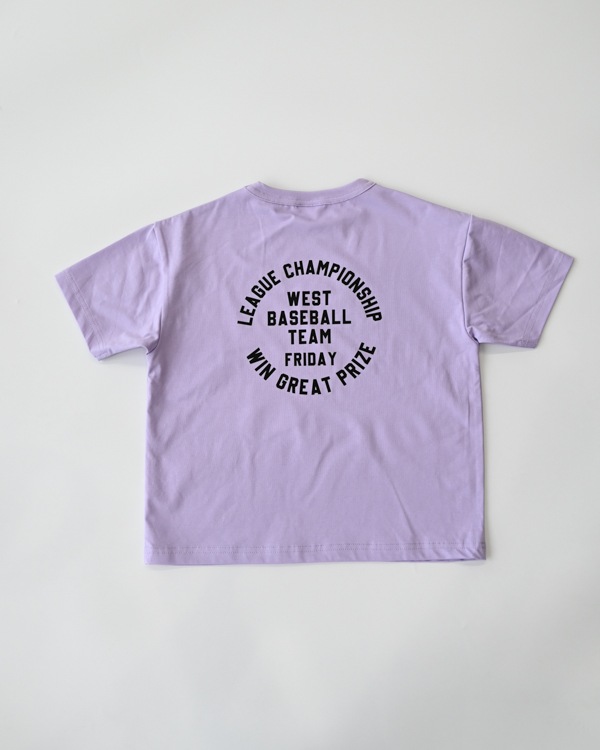 【セカンド】BASEBALL TEAM Tシャツ / パープル