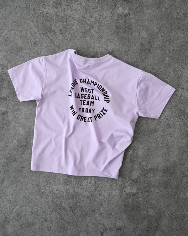 【セカンド】BASEBALL TEAM Tシャツ / パープル