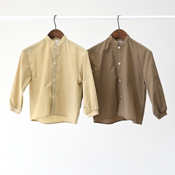 【25FW】マオカラーシャツ / グレージュ