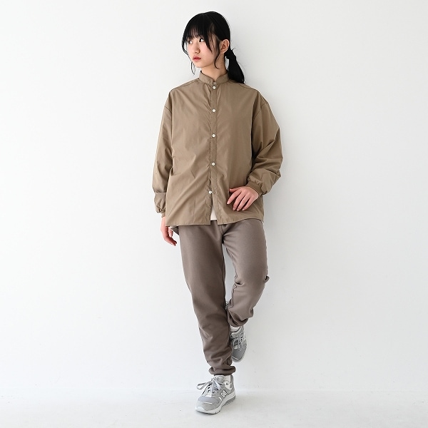 【25FW】マオカラーシャツ / グレージュ