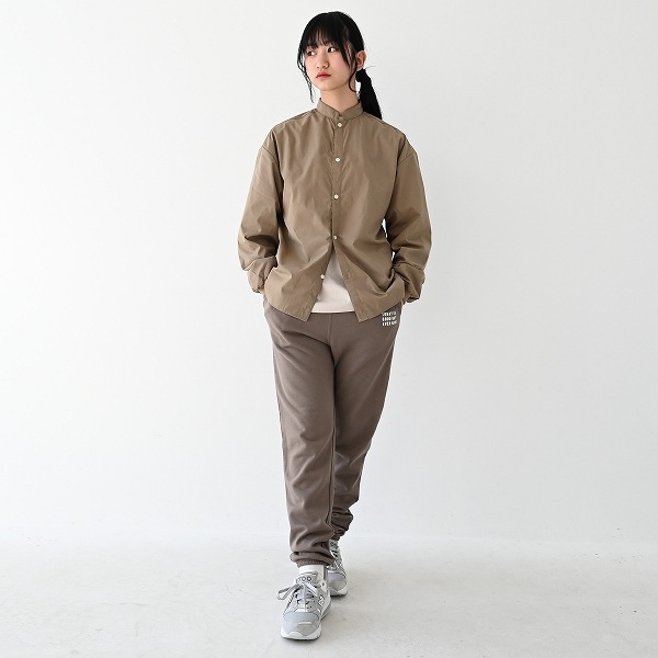 【25FW】マオカラーシャツ / グレージュ