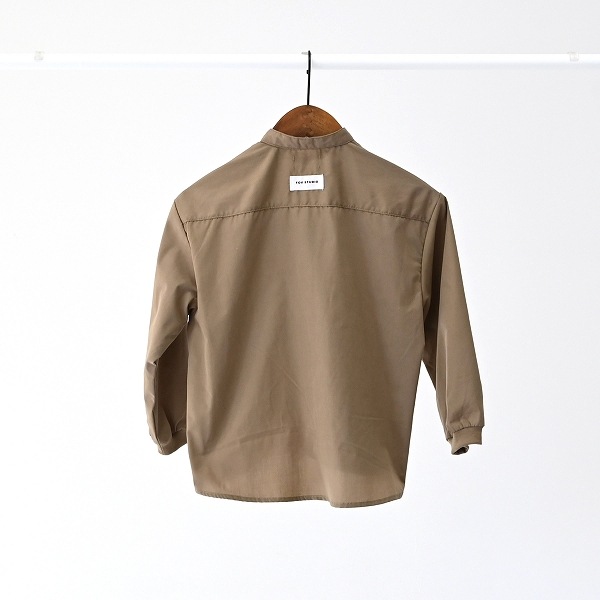 【25FW】マオカラーシャツ / グレージュ