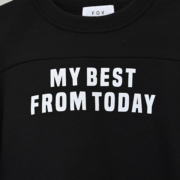 【25FW】フットボールトレーナー / チャコールグレー