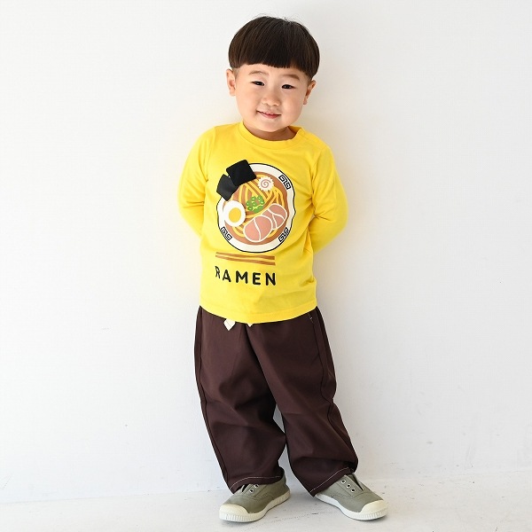 【25FW】ラーメン ロングＴシャツ / イエロー