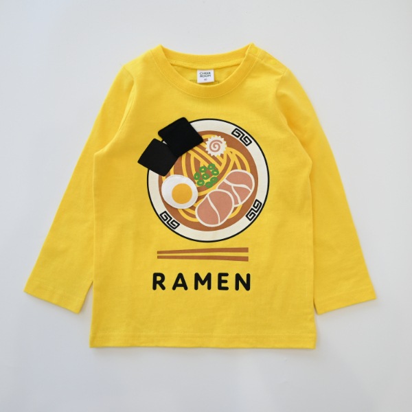 【25FW】ラーメン ロングＴシャツ / イエロー