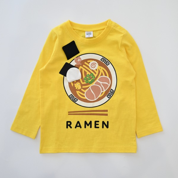 【25FW】ラーメン ロングＴシャツ / イエロー