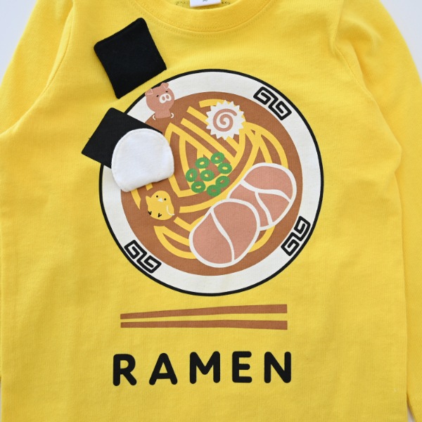 【25FW】ラーメン ロングＴシャツ / イエロー