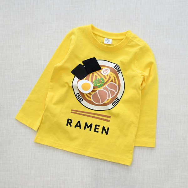 【25FW】ラーメン ロングＴシャツ / イエロー