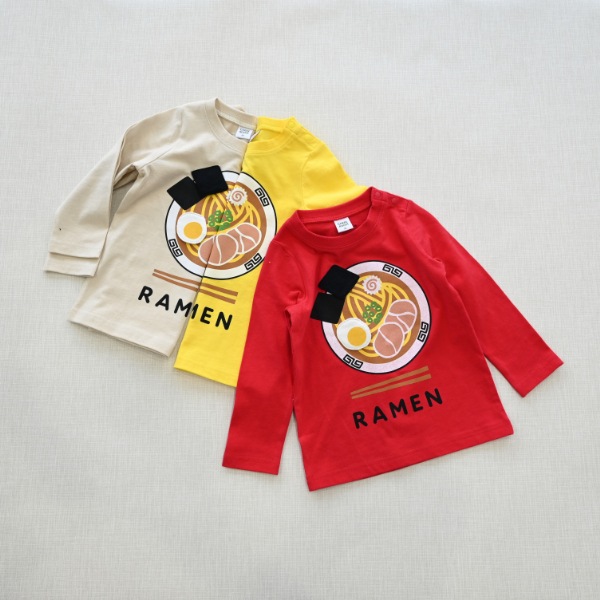 【25FW】ラーメン ロングＴシャツ / イエロー