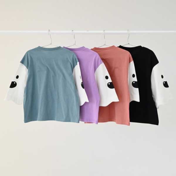 【25FW】おばけ袖 ロングＴシャツ / ブラック