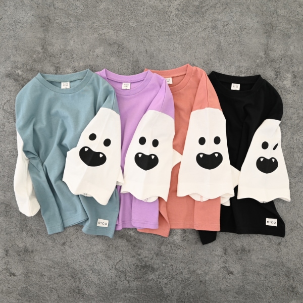 【25FW】おばけ袖 ロングＴシャツ / ブラック