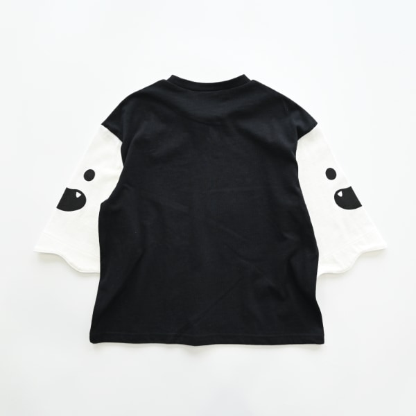 【25FW】おばけ袖 ロングＴシャツ / ブラック