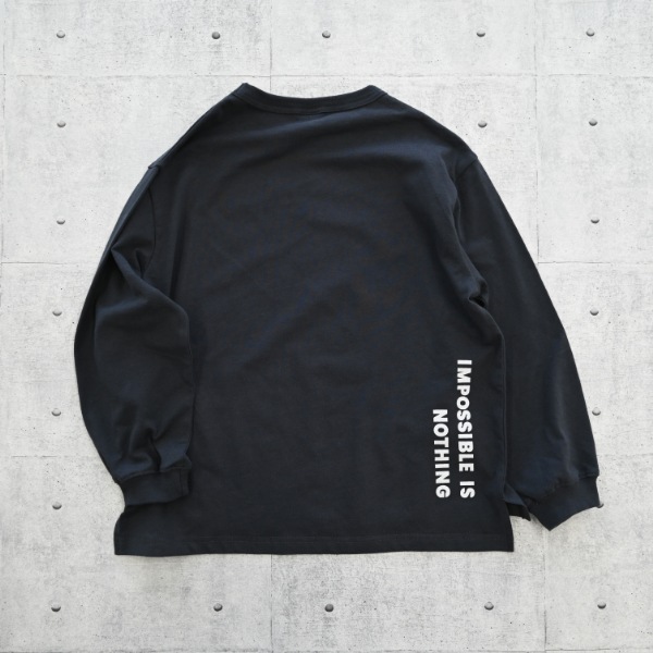 【25FW】GOOD TIME ロングＴシャツ / チャコールグレー