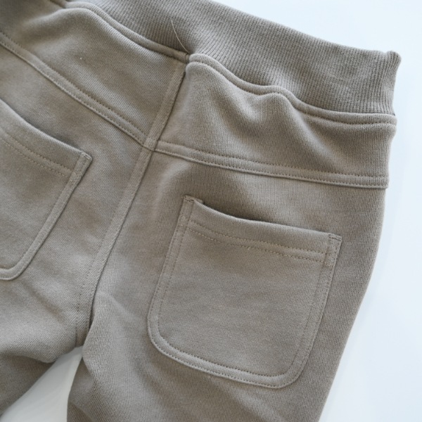 【25FW】スウェット リブロングパンツ / ベージュ