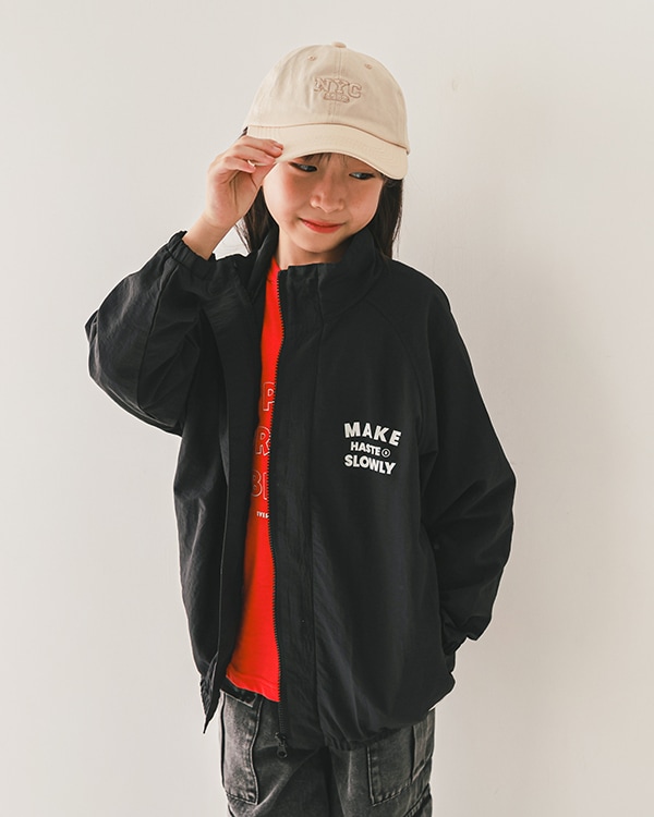 【26PS】ナイロンブルゾン / ブラック