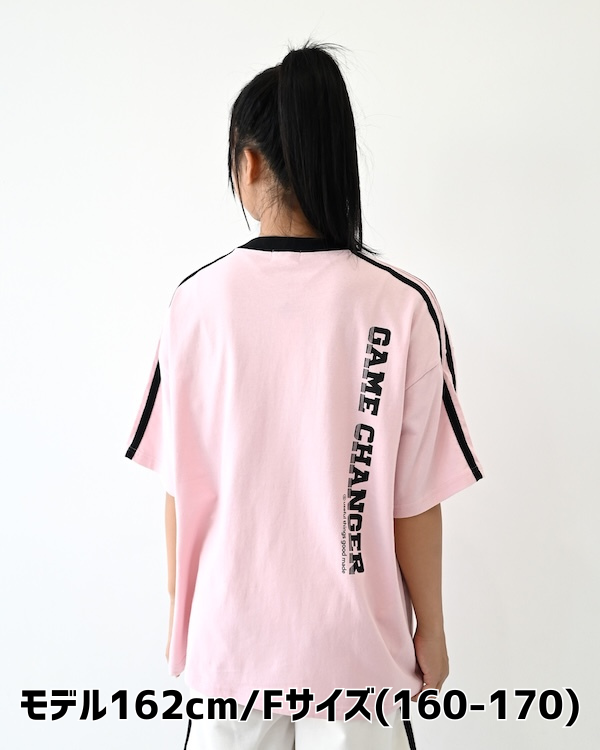 【ジェネレーター】GAME CHANGER Tシャツ / ピンク