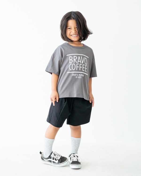 【フォブ】BRAVO Tシャツ / チャコールグレー
