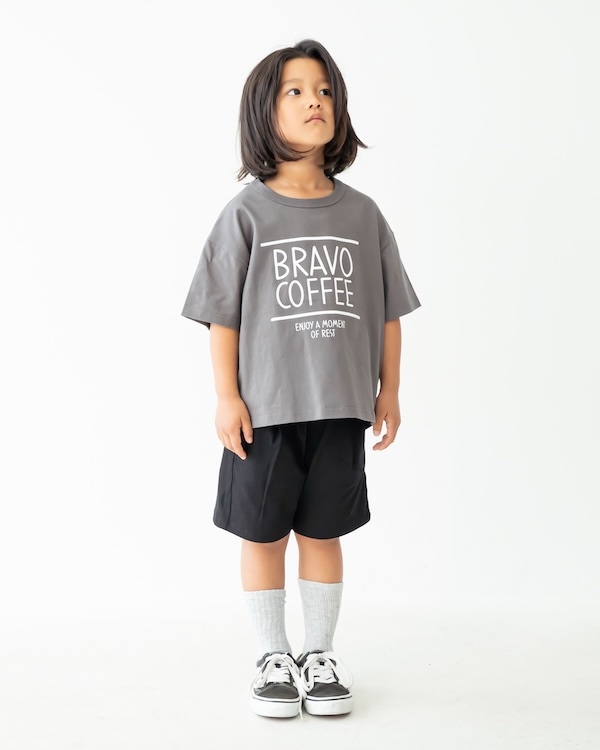 【フォブ】BRAVO Tシャツ / チャコールグレー