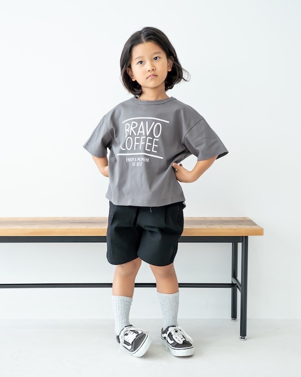 【フォブ】BRAVO Tシャツ / チャコールグレー