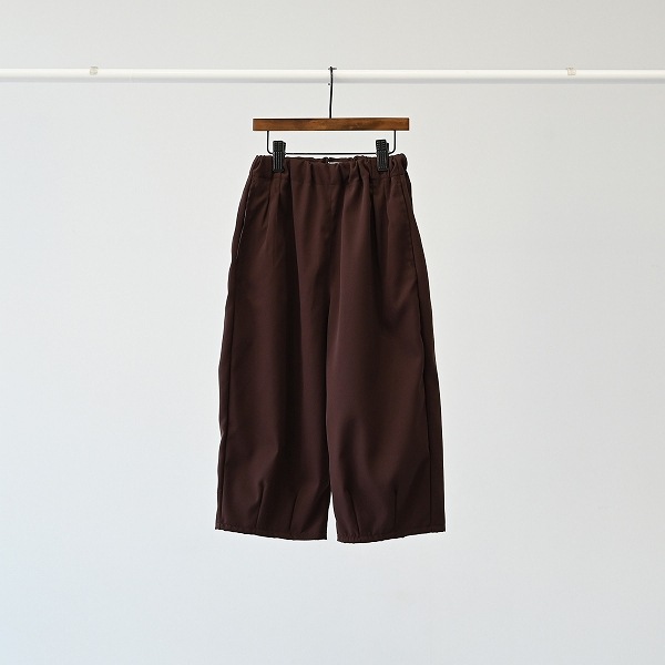 【25FW】タックバレルパンツ / ブラウン