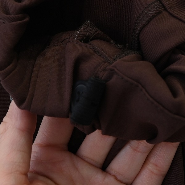 【25FW】タックバレルパンツ / ブラウン