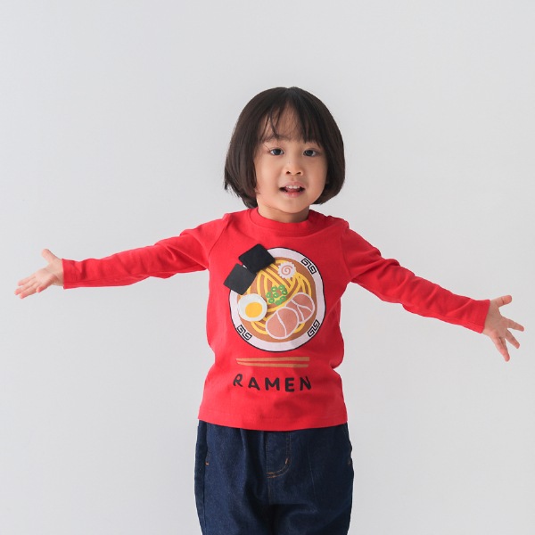 【25FW】ラーメン ロングＴシャツ / レッド