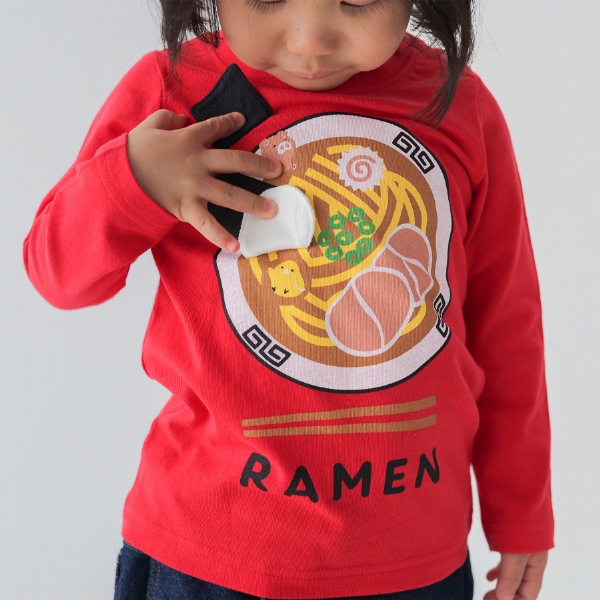 【25FW】ラーメン ロングＴシャツ / レッド