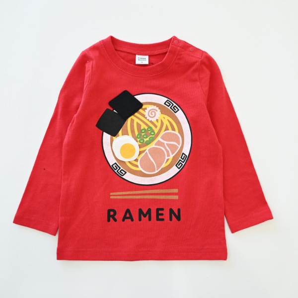 【25FW】ラーメン ロングＴシャツ / レッド