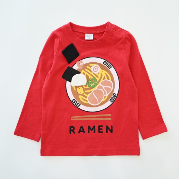 【25FW】ラーメン ロングＴシャツ / レッド