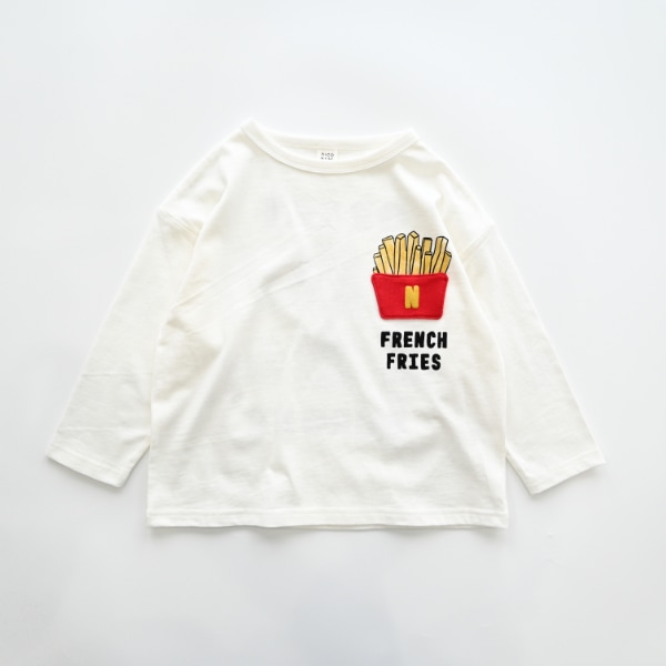 【25FW】ポテトポケット ロングTシャツ / オフホワイト