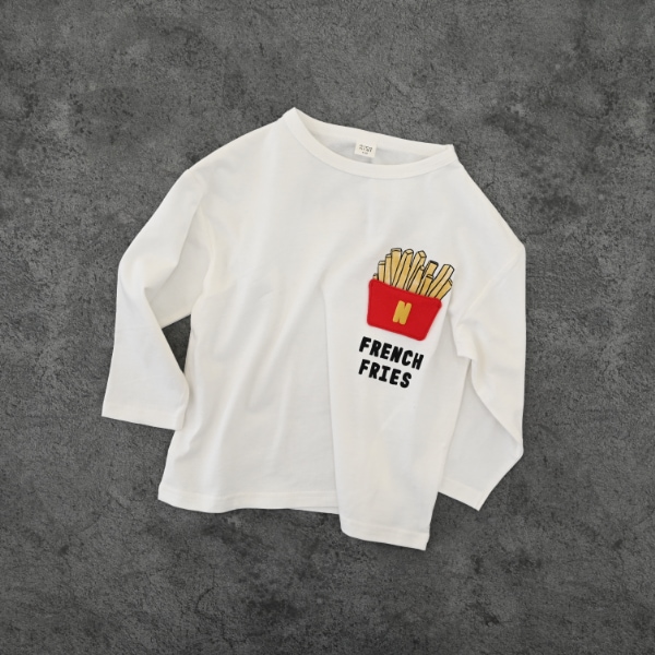 【25FW】ポテトポケット ロングTシャツ / オフホワイト