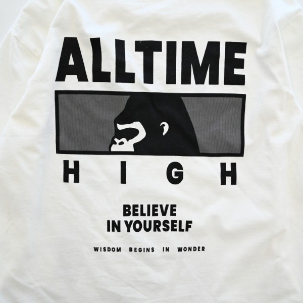 【25FW】GROWS ロングＴシャツ / オフホワイト